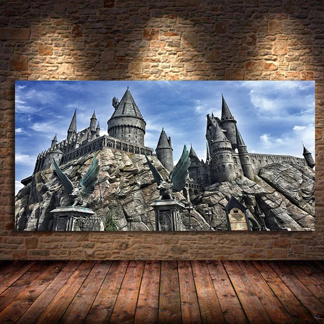 Diamond Painting Harry Potter Hogwarts  Harry Potter Hogwarts Castle  Painting - 5d - Aliexpress