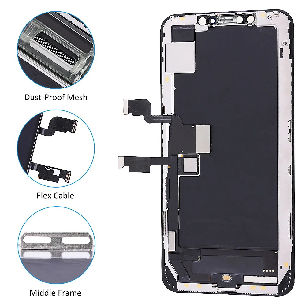 Elekworld класс A + TFT OLED OEM для iPhone экран X XS XR Max ЖК дисплей 3D сенсорный с дигитайзером
