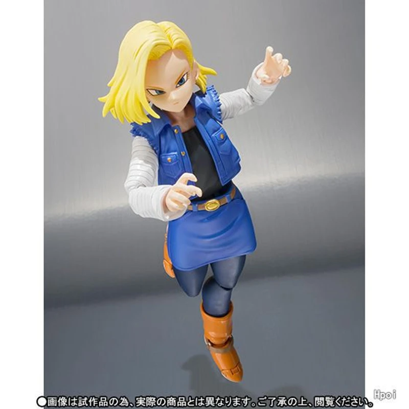 BJD Dragon Ball Z Android 18 Lazuli Sexy 13cm Kuririn Wife Toys Collection Anime Action Figure Body Hand Movable For Gift