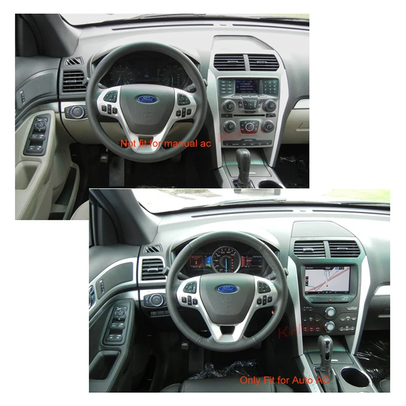 Discount KiriNavi Vertical Screen Tesla Style 12.1" Android 8.1 Car Radio GPS Navigation For Ford Explorer Car Dvd Multimedia 2013-2017 5