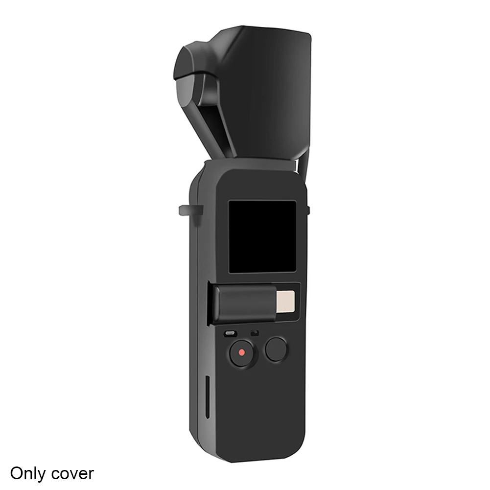 Color : White Blue Non-Slip Dust-Proof Cover Silicone Sleeve for DJI OSMO Pocket Durable