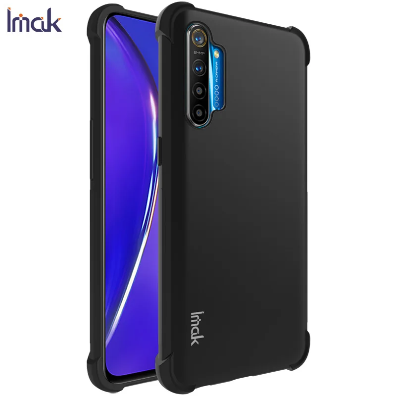 Матовый чехол Imak Для Realme XT, ТПУ, Противоударная подушка безопасности, задняя крышка для Realme X2, мягкий силиконовый чехол