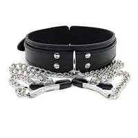 Erwachsene Spiele Sexy Spielzeug Für Frauen Paare BDSM Bondage Fetisch Kragen Kette Halsbänder Nippel Klemmen Vagina Klitoris Sex Produkte 5