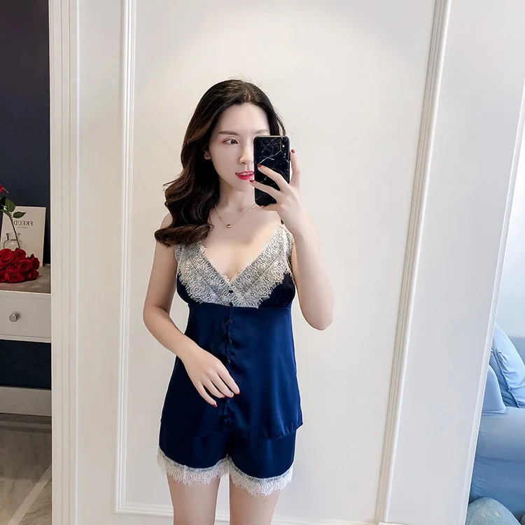 Женский пижамный комплект из 2 х предметов серебристый серый летний банный халат