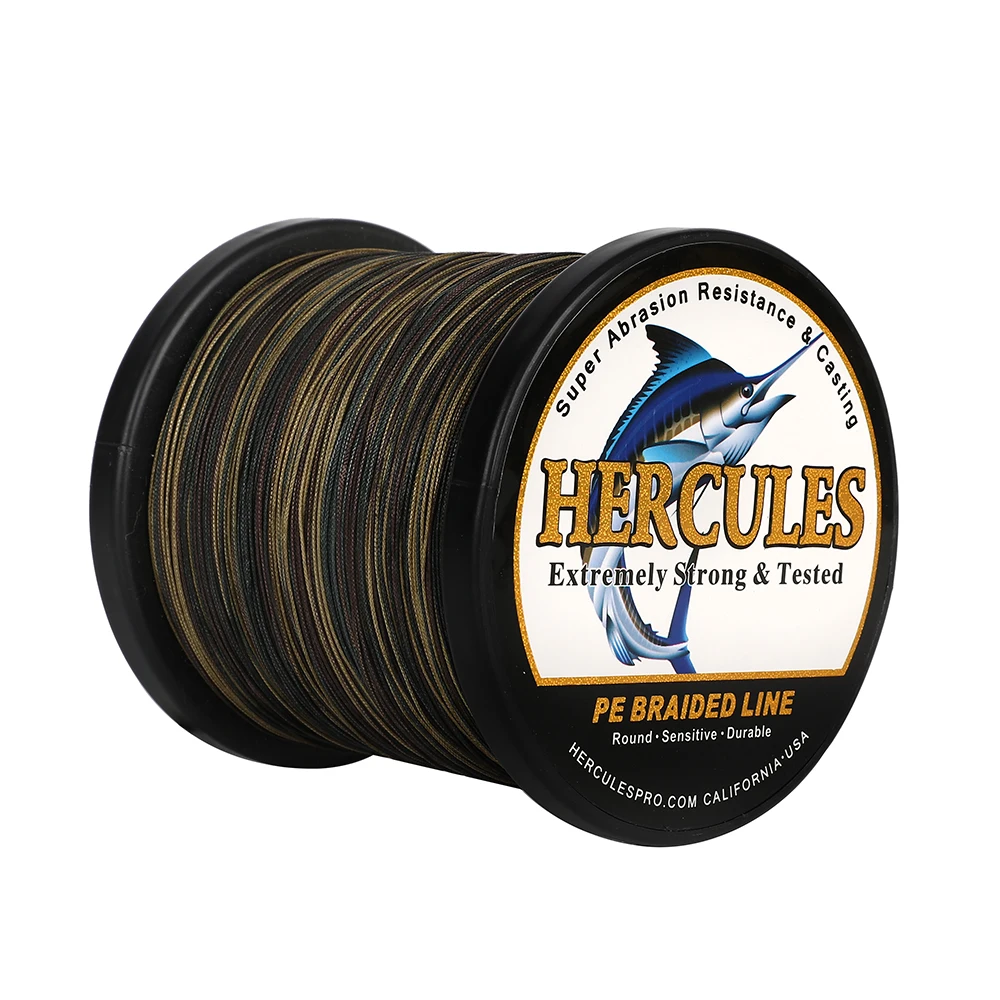 Hercules Fishing Line 12 Strands Multifilament 1560LB PE Braided Line