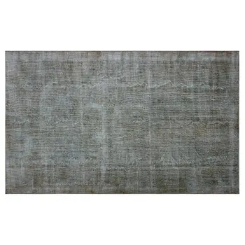 

Handmade Gray Vintage Overdyed Turkish Area Rug 169x275 Cm-5'7''X9'0''
