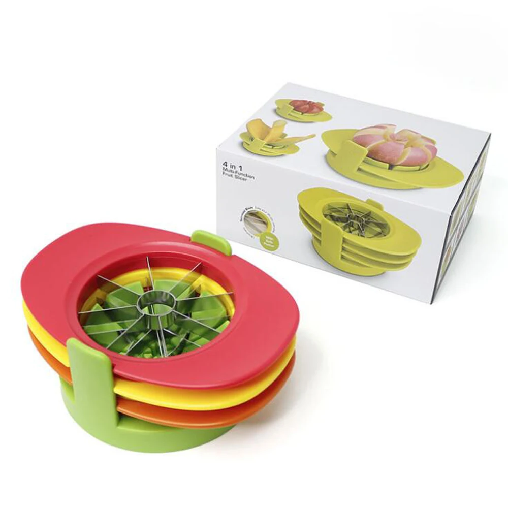 Muilti-function Apple Pear Mango Tomato Guava Orange Pitaya Fruit Vegetables Slicer Corer Cutter Slicer Set Kitchen Gadge