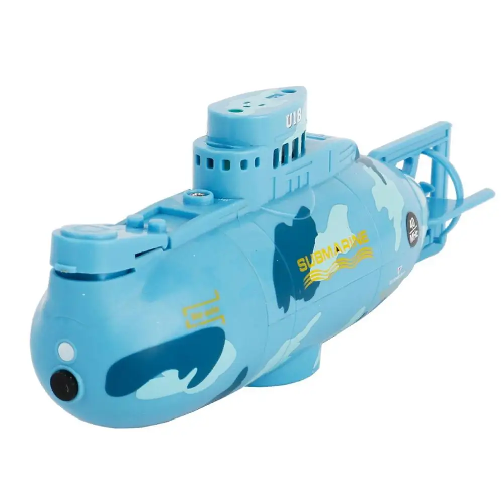 Мини подводная лодка 3314 радиоуправляемая подводная лодка универсальная Rc игрушка для детей портативная детская радиоуправляемая модель катера - Цвет: mini blue