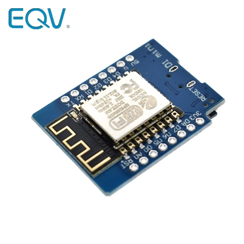 Фото Плата для разработки EQV D1 Mini, ESP8266, ESP-12, ESP-12F, CH340G, CH340 V2, USB, WeMos, Wi-Fi, D1, Mini, NodeMCU, Lua, IOT, 3,3 В, с контактами №4