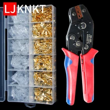 2.8/4.8/6.3mm universal spring plug wire crimped crimping hand tool connection Terminals Electrical Insulated Assortment SN-48B
