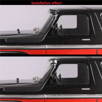 

Snorkel Kit Raised Air Intake Kit pre Filter Cleaner for 1:10 Traxxas TRX-4 TRX4 Ford Bronco Snorkel Kit RC Car Parts