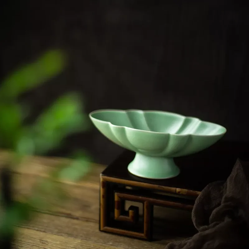 Китайский чай династия песен Ying Qing(Celadon) кунгфу чайные чашки лодка стиль керамическая чашка пуэр