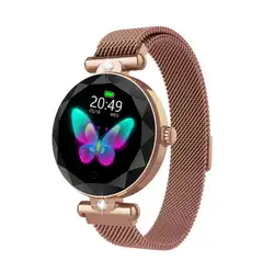 TWISTER. CK женские модные Кристаллы Круглый экран Bluetooth умный браслет женские Розовое золото кварцевые часы из нержавеющей стали