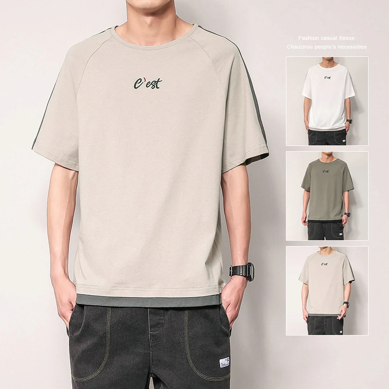 

off white t shirt harajuku oversized t shirt popsocket shirts stranger things graphic streetwear t shirt men 2020 summer Round
