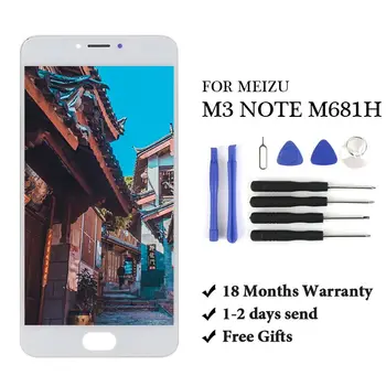 

100% Test OK For Meizu M3 Note M681H L681H LCD Display Touch Screen 5.5" Digitizer With Frame Replacement For MEIZU M3 Note LCD
