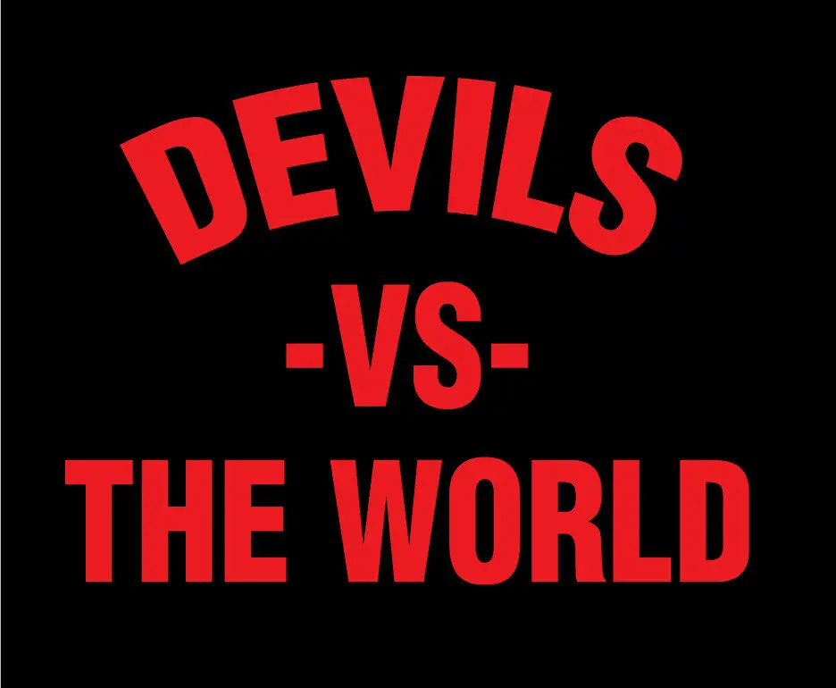 Devils Vs The World рубашка Нью-Джерси хоккейный всех Nj Schneider Hall |