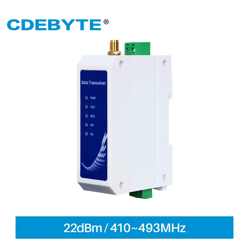 LoRa SX1262 Modbus модем 433 МГц 470 22dBm 5 км RS485 анти-помех Беспроводной радиостанция CDEBYTE