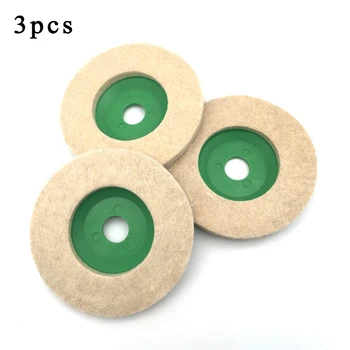 

Workshop Grinder Wheel Wool Polishing Scratches Pads 5 Inches Disc Round Felt