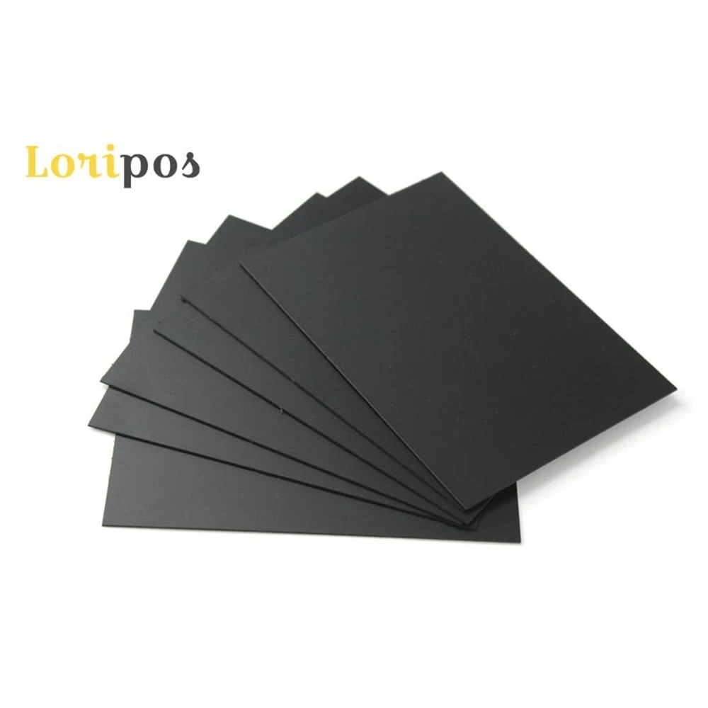 Mini Black Board Erasable Blank Pvc Chalk Card Bakery Cafe Chalkboard Price Tag Sign Heavy Plastic Panels Label Ticket Reusable 9pcs chalkboard labels convenient clip on labels board clips price label clips erasable labels