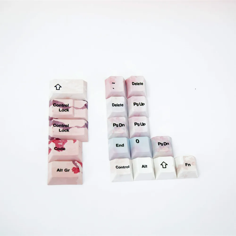 Ink Cherry Blossom Keycaps PBT Five-Sided Sublimation Keycap Cherry Profile Mechanical Keyboard Special Key-caps Sakura Ink Cherry Blossom Keycaps PBT Five-Sided Sublimation Keycap Cherry Profile Mechanical Keyboard Special Key-caps Sakura