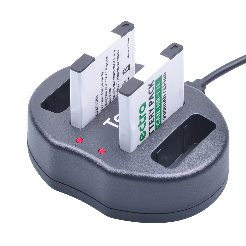 Nb-11L Nb11L Nb 11L Nb-11Lh Batteria Ricaricabile + Caricatore Lcd Per Canon Powershot A2300,A2400 Is,A2500,A2600,A3400 Is,A3500 Is