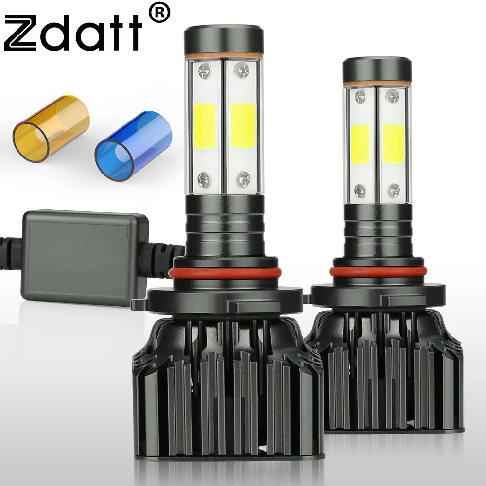 Светодиодная лампа Zdatt COB HB4 diode 9006 противотуманные фары 12 В 100 лм 3000 Вт