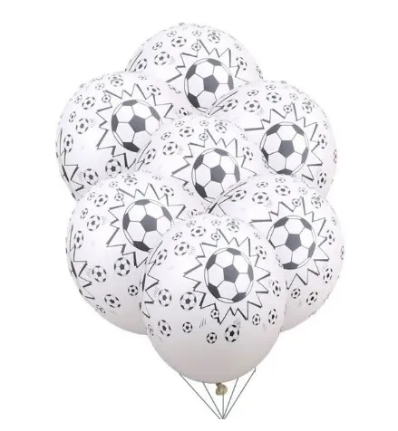 50pcs latex 50 шт. 18 дюймов футбольные воздушные шары из фольги, надувные футбольные шары с гелием, детские футбольные вечерние воздушные шары для мальчиков, вечерние украшения - Цвет: 50pcs latex