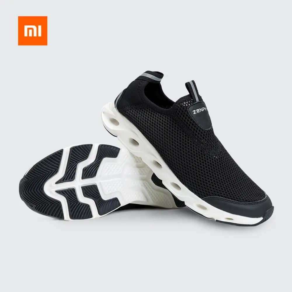 Xiaomi Zaofeng легкая мужская обувь нескользящие мужские кроссовки Повседневные Дышащие женские мужские спортивные беговые кроссовки EU39-44