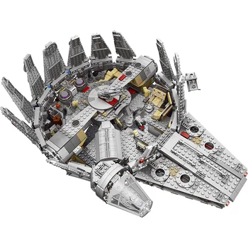

1381Pcs Force Awakens Star Set Wars For Lepinblock Millennium 79211 Falcon Model Building Blocks Toys For Children kids gift