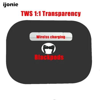 

Wireless Headphones Original Blackpods Pro TWS 1:1 Bluetooth Earphones In-ear Earbuds Transparency AB1536u Chip Apt-X HD Codecs