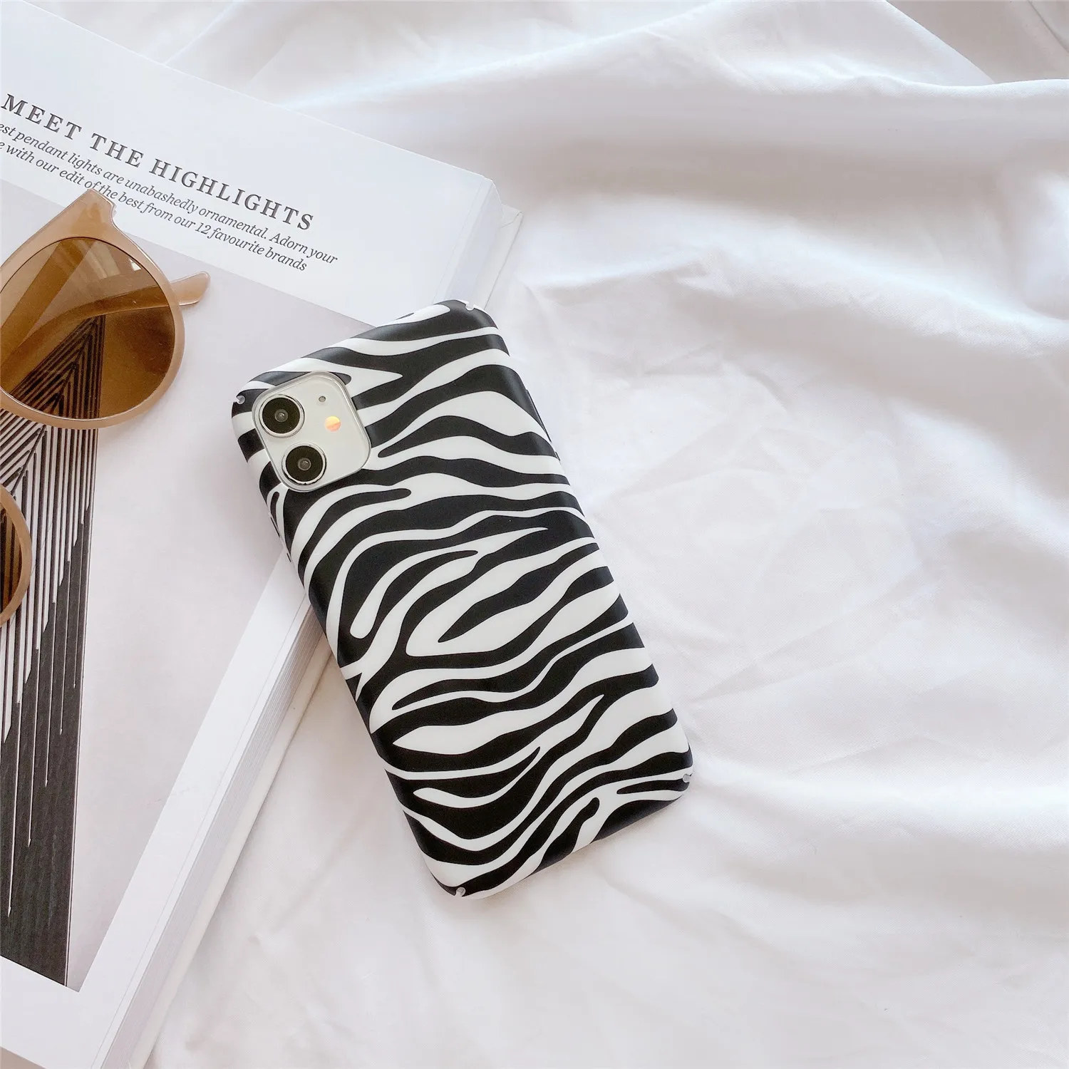 Жесткий пластиковый чехол для телефона Xiaomi Mi 6x8 Se 9 8lite K20 Pro Note3 Zebra Skin Pattern задняя