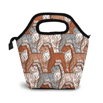 

Tiger Lunch Bag Lunch/ice Bags Portable Insulated Picnic Food Box for Women Men