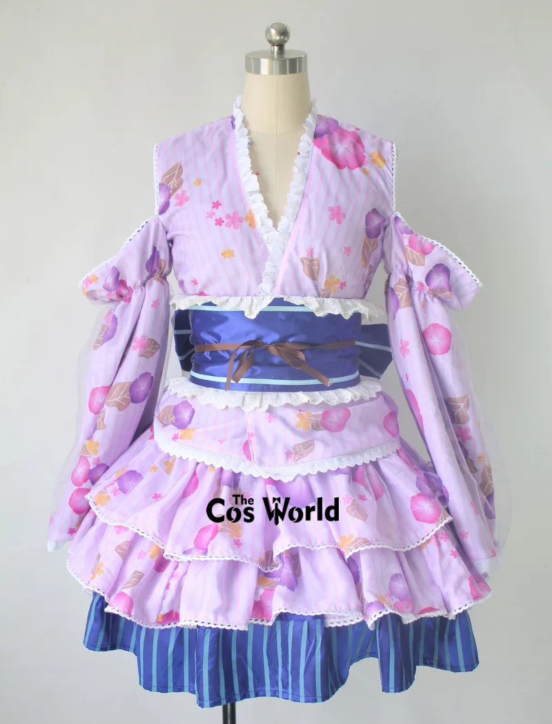 Отлично! Кимоно Sonoda Umi юката наряд аниме костюмы для косплея на заказ|anime cosplay