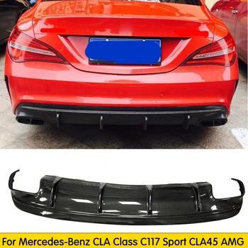

Carbon Fiber Rear Lip Bumper Diffuser For Mercedes Benz W117 CLA220 CLA260 CLA200 CLA45 AMG 2014-2016