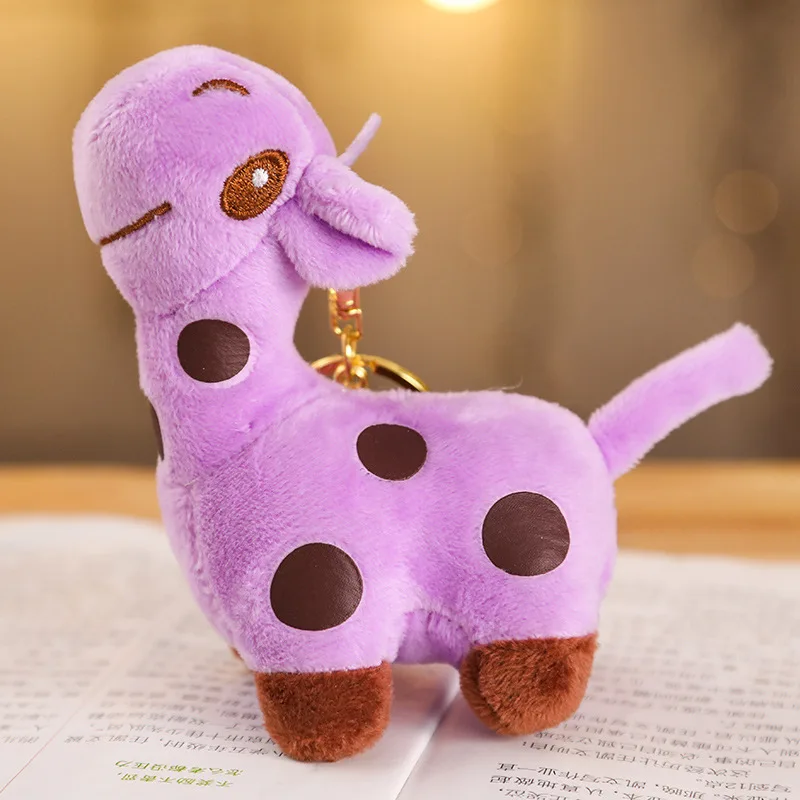 Красочный kawaii Жираф детский подарок на день рождения прекрасный плюшевый мягкий брелок игрушки животные для детей игрушки дети 1 шт. прекрасный мини