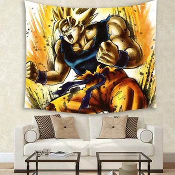 

Popular Anime Dragon Ball Z Painting Tapestry 3D Printing Tapestrying Rectangular Home Decor Wall Hanging 03
