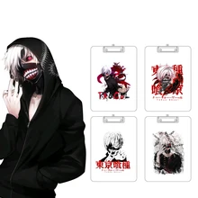

Tokyo Ghoul Anime Clipboard Folder A4 File Cute Writing Pad Document Holder Board Transparent Clipboard Office Stationery