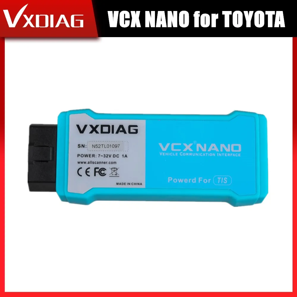 VXDIAG VCX NANO для TOYOTA TIS Techstream V15.00.026 совместим с SAE J2534 версия поддержкой Wi Fi 2000 2020 гг.| |