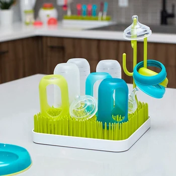 

Grass Countertop Drying Rack.Great For Baby Bottles,Dishes,Utensils,Nipples,And More