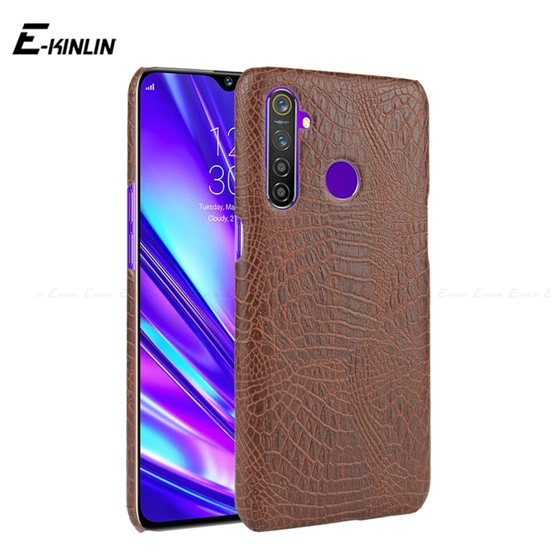Жесткая задняя крышка для OPPO Realme 7 5G 6s 6i 5S 5 3 2 Pro 3i защитный кожаный чехол телефона |