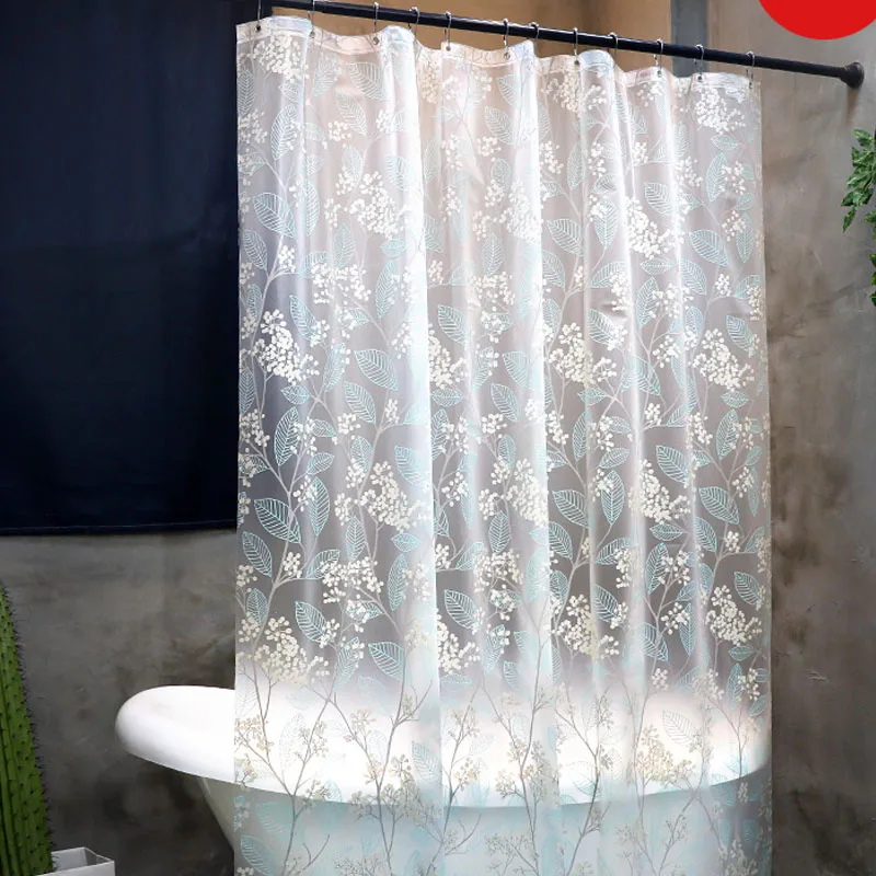 EVA shower curtain waterproof thick mold proof bathroom shower curtain
