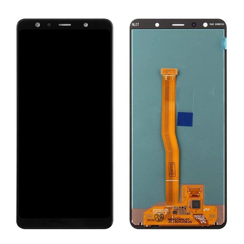 Замена экрана BFOLLOW для samsung Galaxy A710 A720 A750 дисплей в сборе дигитайзер - Цвет: A7 2018 Black