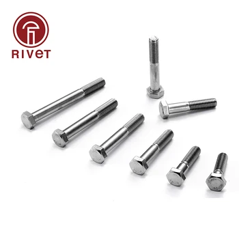 

DIN931 304 (A2-70) M6 M10 M12 Hexagon Screws Outer Hex Half Tooth Machine Teeth Screw Mechanical Bolts Stainless Steel Bolt