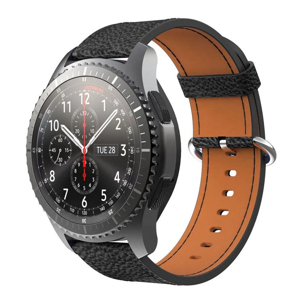 Замена кожаных часов Ремешок Браслет для samsung Galaxy Watch 46 мм