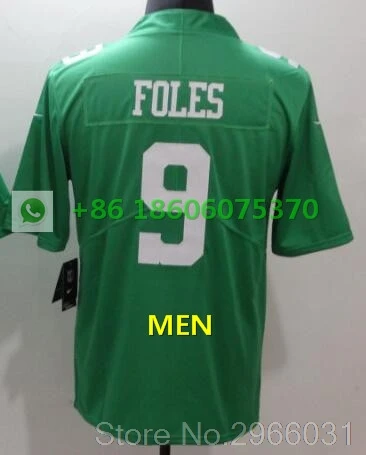 A+++ Качественная мужская майка для взрослых 86 Zach Ertz 91 fletcher cox 11 carson wentz 9 Nick Foles Philadelphia - Цвет: For men
