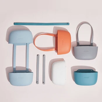 

Nordic TPR Sponge Storage Basket Drain Rack Brush Holder Home Storage Organizer Faucet Hanging Baskets Kitchen Bathroom Tool