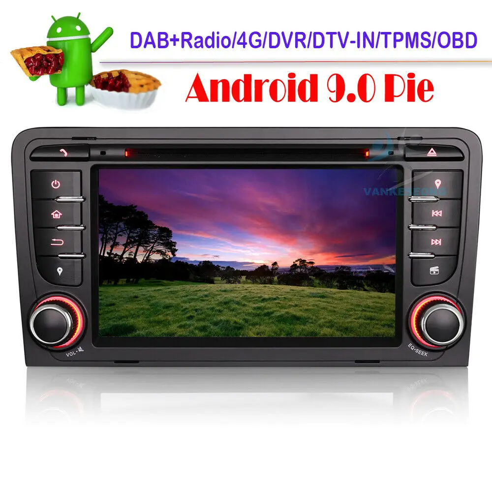 7 &quotAndroid 9 0 Авторадио Мультимедиа DAB + DVD плеер wifi Bluetooth gps навигация 2Din стерео 4G для