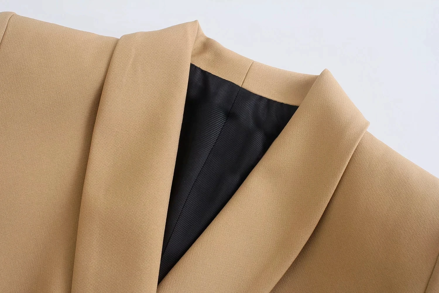 2021 Women Fashion long double-breasted blazer Coat Vintage Long Sleeve Pockets Female Outerwear Chic Veste Femme Jackets blazer pants set