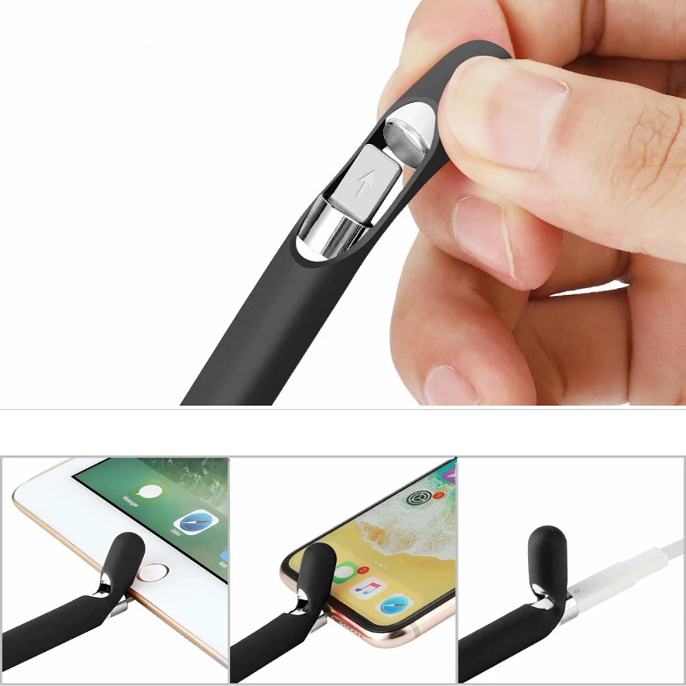 Силиконовый чехол для планшета, стилус, чехол для Apple Pencil 1 поколение, чехол для iPad Pencil 1