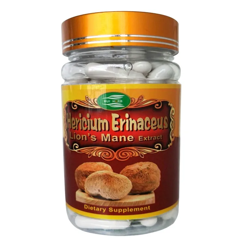 

(3Bottle=500mg x270pcs), Hericium Erinaceus Lion's Mane Extract 30% Polysaccharide Capsule free shipping